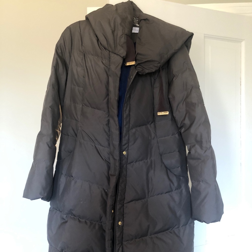 Tahari Long Hooded Puffer - Women’s